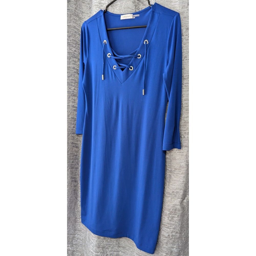 Calvin Klein‎ Royal Blue Women's Dress Size 8